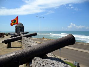fortificazioni a Cartagena de Indias in Colombia